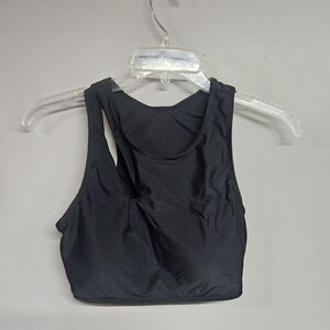 Black Women's Small Bikini Top Sports Bra Athletic Wear